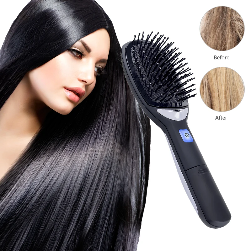 Hair Straightener Brush Fast Hair Comb Electric Hair Brush Comb Irons Auto Straight Hair Hot Comb Ionic Hair Brush Electric Comb