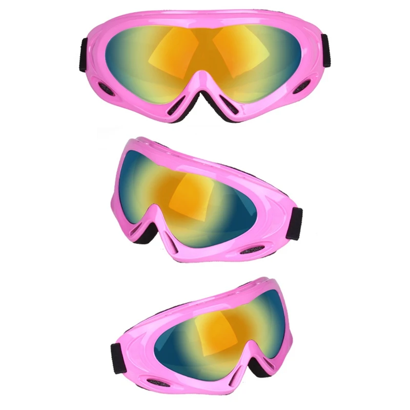 1pcs Winter Windproof Skiing Goggles Outdoor Sports Glasses Ski Goggles UV400 Dustproof Moto Cycling Sunglasses