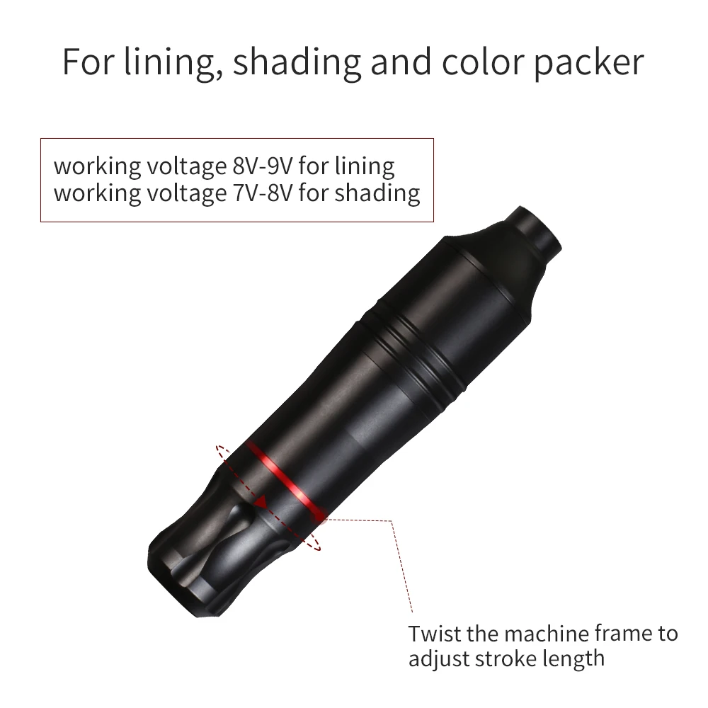 Набор ручек для перманентного макияжа татуировок вращающиеся машинки мини