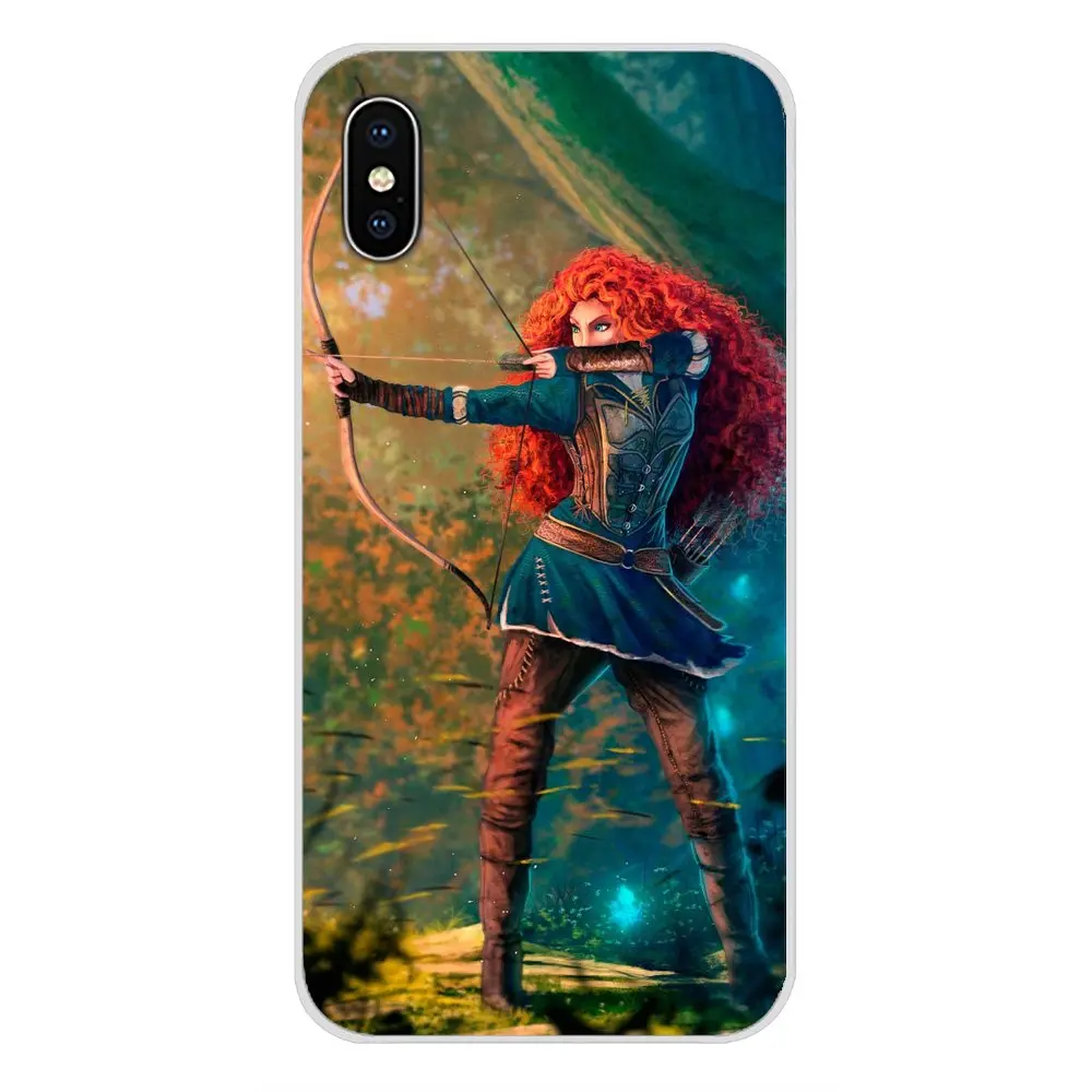 images 11 Для Apple iPhone X XR XS 11Pro MAX 4S 5S 5C SE 6 S 7 8 Plus ipod touch 5 6 силиконовый кожаный чехол для фильма "смелая принцесса" Мерида Арчер - Цвет: images 11