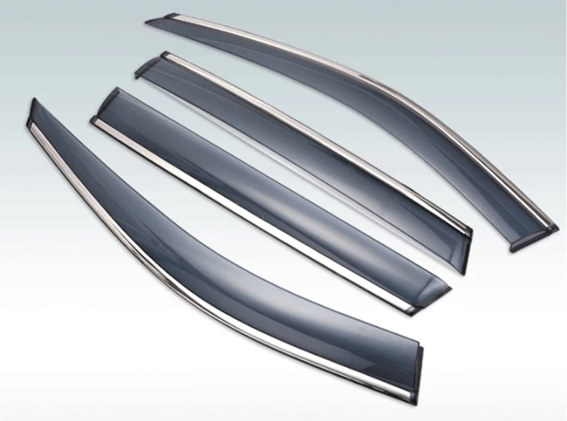 Plastic Exterior Visor Vent Shades Window Sun Rain Guard Deflector For TOYOTA Rav4 Car Accessories 4pcs car window visor car window deflectors