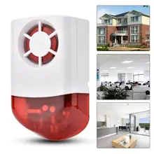 Sirena inalámbrica inteligente resistente a la intemperie, Flash externo LED estroboscópico para el hogar, sistema de alarma G2B O2B GSM, en oferta