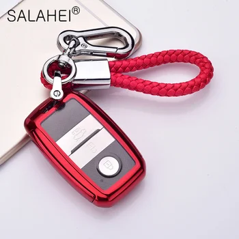 

TPU+PC Full Cover Car Key Case For Kia Rio Sportage 2016 Ceed Sorento Cerato K2 K3 K4 K5 Protection Shell Interior Accessories