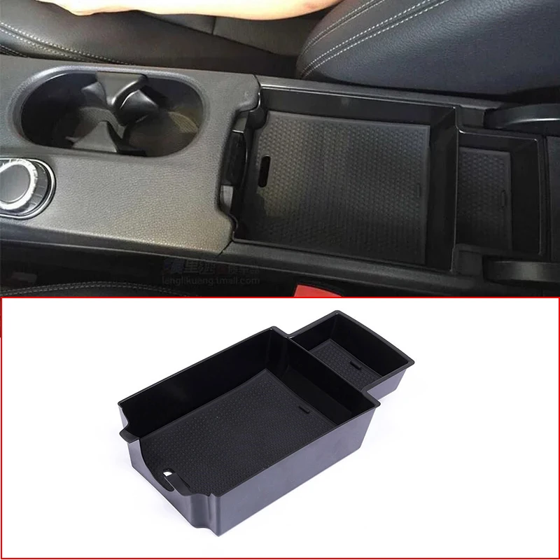 

For Mercedes benz CLA W117 C117 GLA A B Class A180 A250 A260 GLA200 AMG Car Accessories Glove Armrest Storage Box Tray With LOGO