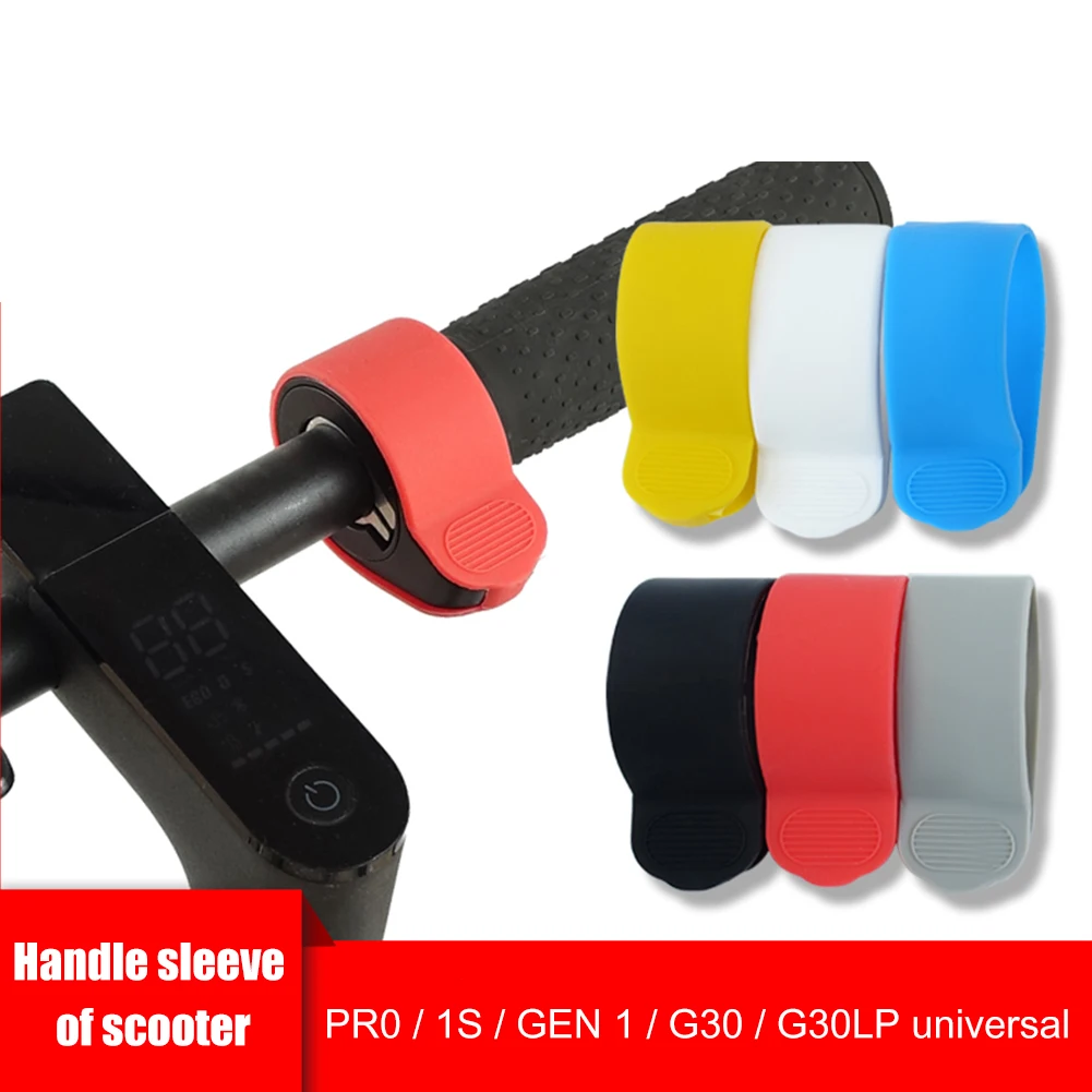 Universal Silicone Sleeve Electric Scooter Handlebar Finger Dial Protection Cover for Xiaomi Mijia M365/1s/PRO/MAX G30 | Спорт и