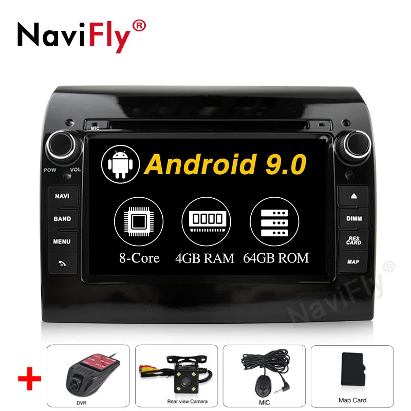 8Core 4+ 64G Android9.0 автомобильный DVD мультимедийный балер для Fiat Ducato 2006- Citroen Jumper peugeot Boxer gps навигация Радио RDS - Цвет: 8Core Camera DVR