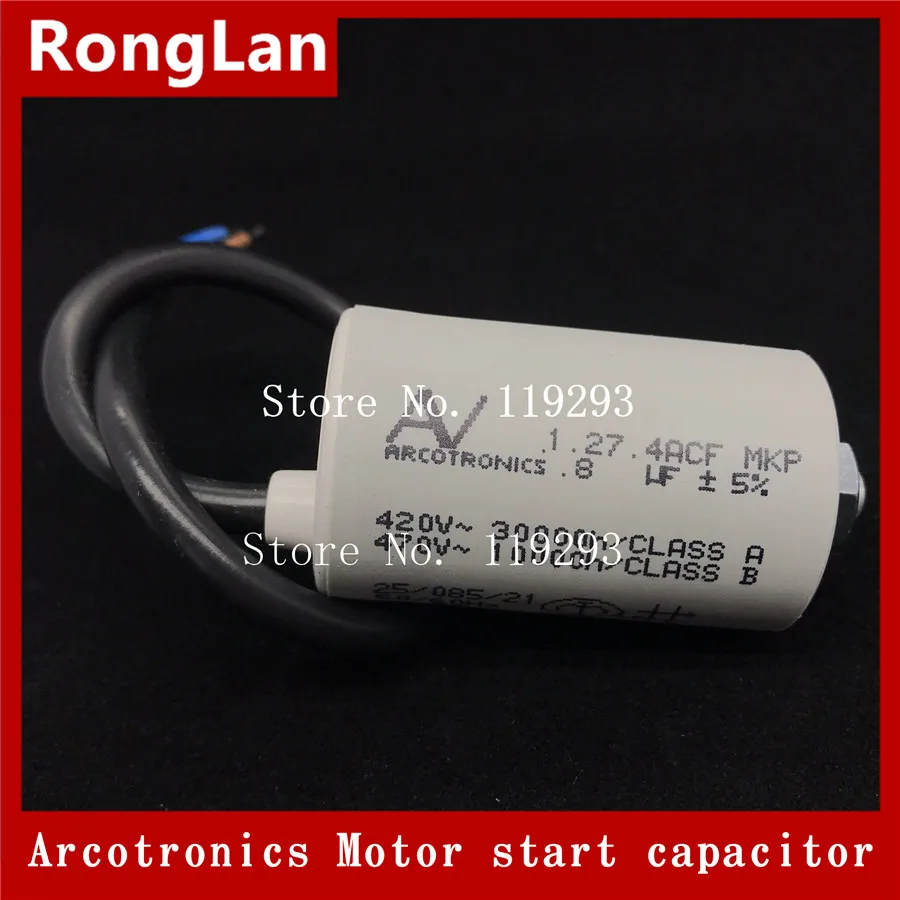 [Белла] Arcotronics 1.27.4ACF MKP 1 мкФ 1,5 мкФ 2 мкФ 2,5 мкФ 5 мкФ 6 мкФ 8 мкФ 10 мкФ 12 мкФ 20 мкФ 40 мкФ 5% мотор пусковые конденсаторы