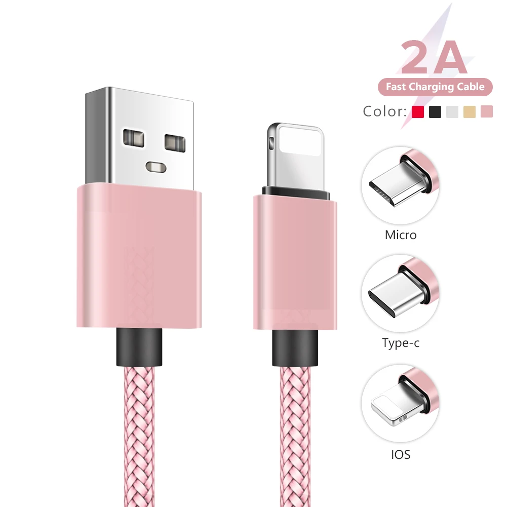 Высокое качество Быстрая зарядка для lightning micro type c usb кабель передачи данных для телефона планшета ручной работы 3M анти электричества