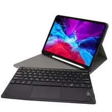 Touchpad klavye durumda iPad Pro için 11 2020 2th 2020 kapak klavye W kalem tutucu akıllı kılıf için iPad Pro 11 2020 kılıf tuş takımı