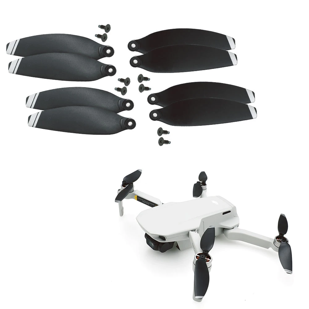 Flash Sale CUD 8pcs/set Propellers for DJI Mavic Mini Drone Parts Accessories Blade Props & Screws (Not original) 