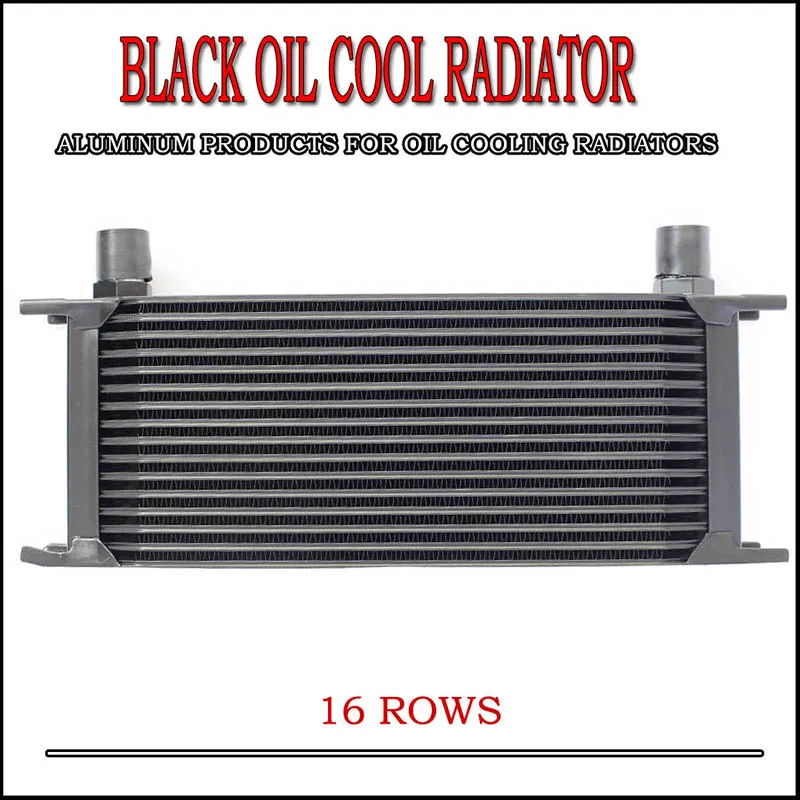 silver black 16 rows an10 universal aluminum engine transmission racing