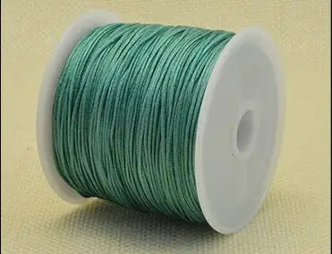 1Roll 0.8 1 1.5 mm Nylon Cord Thread Chinese Knot Macrame Cord Bracelet Braided String DIY Tassels Beading String Thread Jewelry 