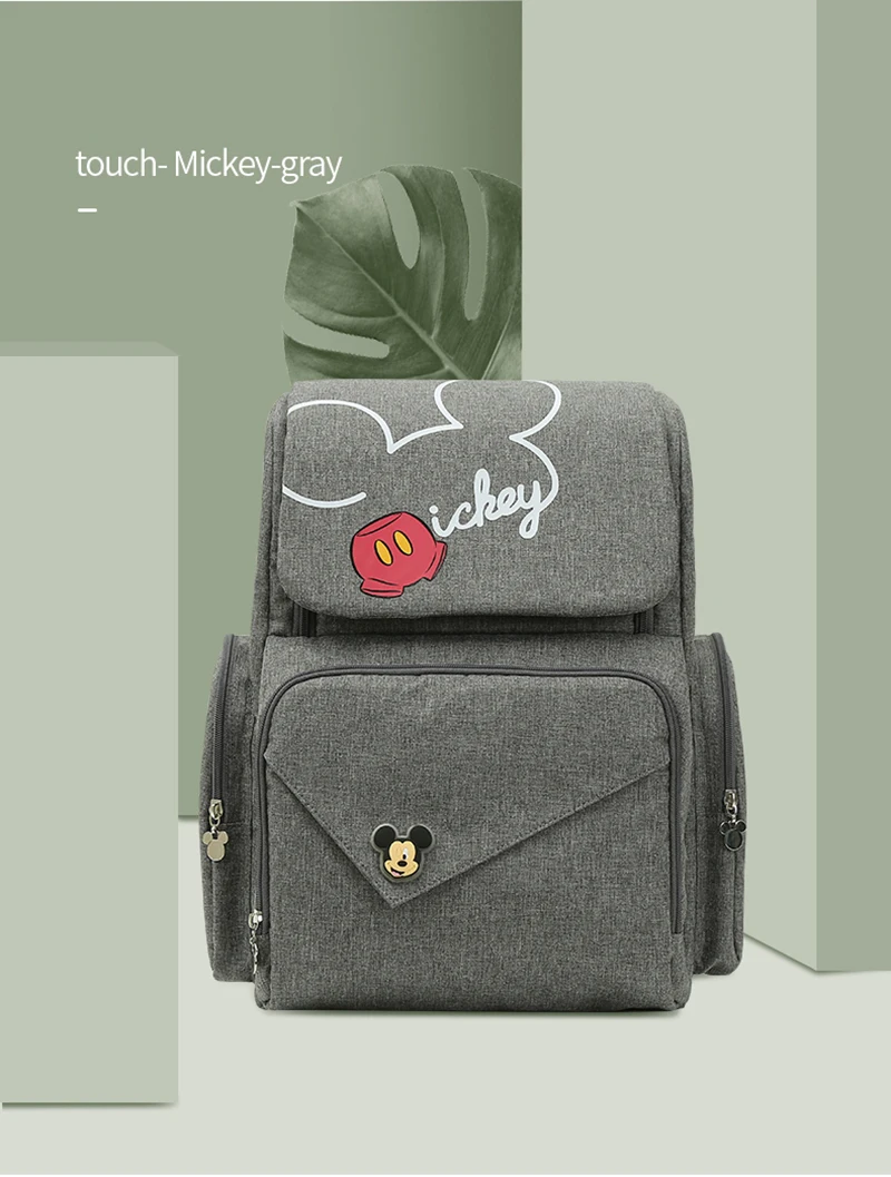 Disney Diaper Bag Baby Backpack USB Mummy Maternity Nappy Bag Waterproof Stroller Bag Travel Nursing Bag For Baby Care New Style