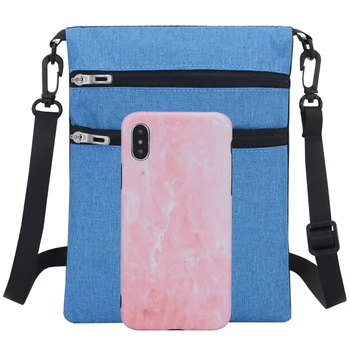 

Unisex Travel Neck Pouch Neck Wallet Stash Passport Bag Holder for Men Women Travel Jogging Card Bag Outdoor Sports Bag