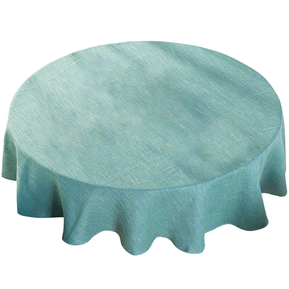 

Restaurant Table Cloth Decoration Simple Modern Indoor Outdoor Solid Round Wedding Accessories Kitchen Dinner Party Home Hotel