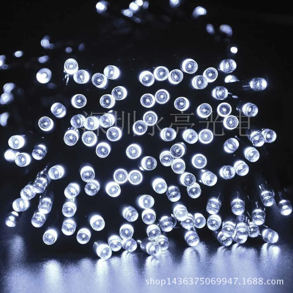 20 м 200LED зеленая линия противотуманная фара моделирование рождественское свадебное украшение праздничные огни цепь освещения напрямую от производителя S