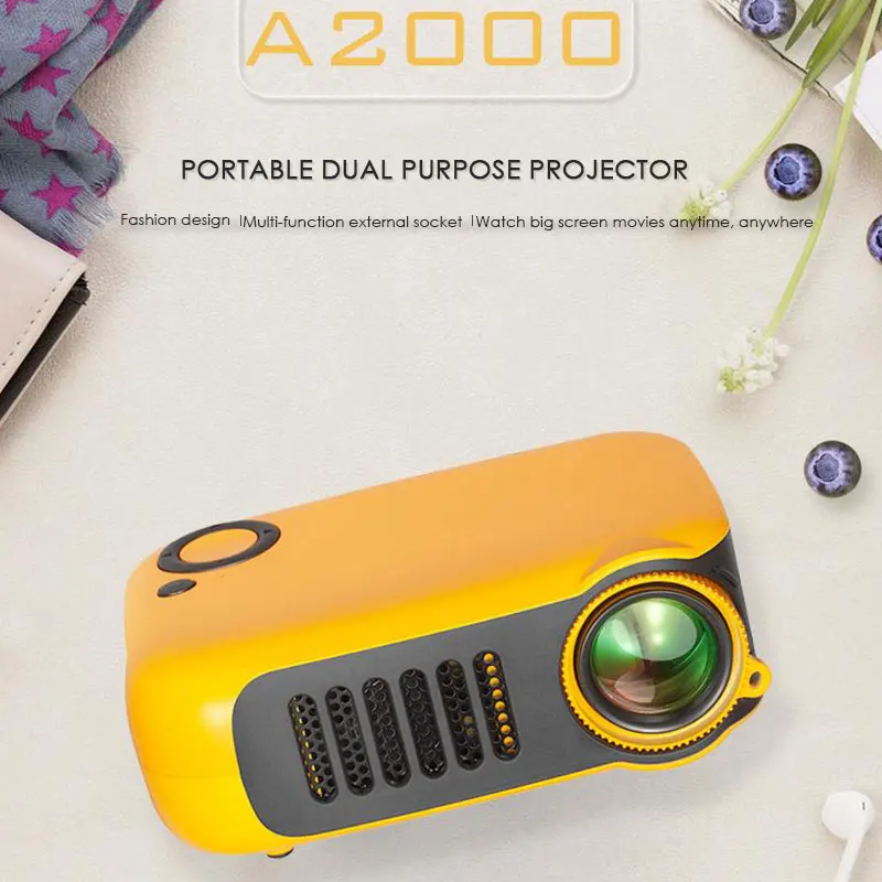 A2000 home mini miniaturowy projektor dla dzieci LED rozrywka wsparcie projektor 240P projektor do kina domowego A2000 home mini miniaturowy projektor dla dzieci LED rozrywka wsparcie projektor 240P projektor do kina domowego