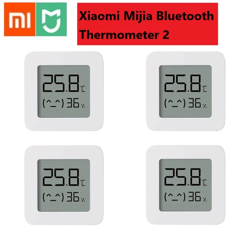 Xiaomi Mijia Bluetooth термометр 2 беспроводной умный электрический цифровой гигрометр термометр работает с приложением Mijia