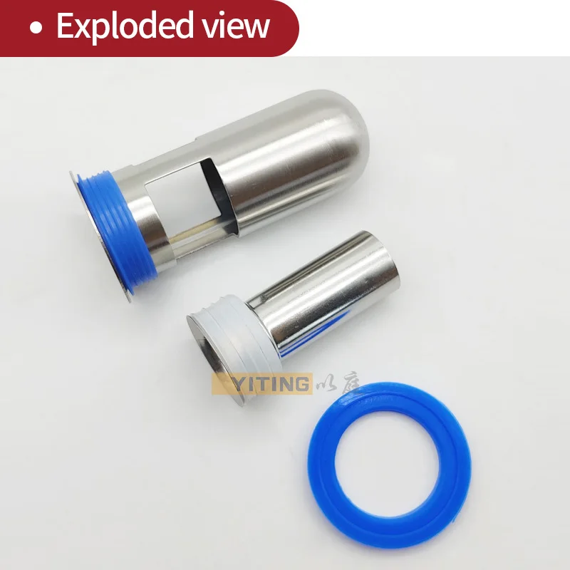 Floor Drain Core YITING SUS304 Stainless Steel Deodorant And Insect Proof Deep Water Seal U-type Toilet Sewer