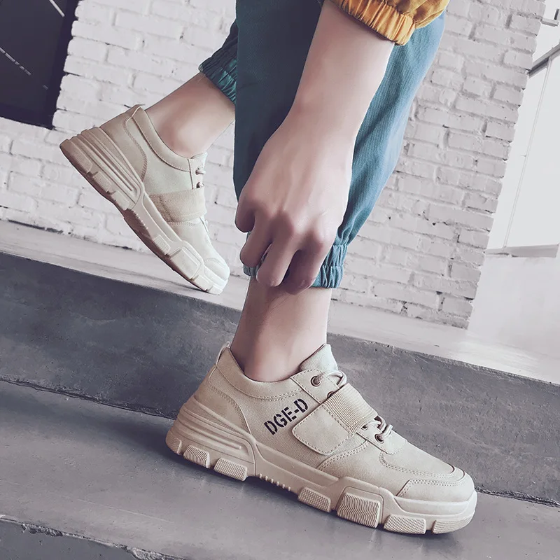 

2019 Spring And Autumn Men's Versatile zhong di bang Work Shoes New Style Trend of Fashion Retro Short Boots British Style Marti