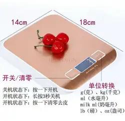 Báscula electrónica de precisión para el hogar, balanza pequeña para pesar alimentos, 5kg, 10 kg