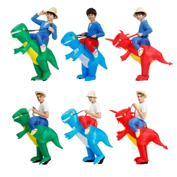 

Halloween Adult Kids Fancy Dress Dinosaur Inflatable Costume Party Carnaval Amazing Fantasy Men Women Cosplay Birthday Gift