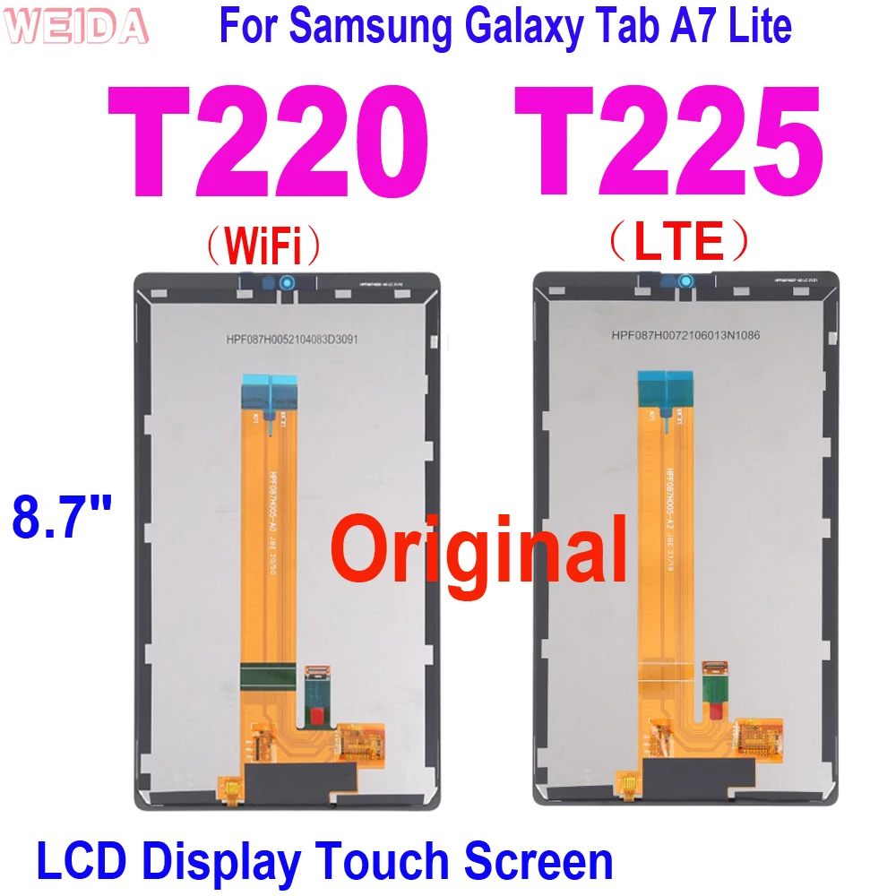 Original 8.7" For Samsung Tab A7 Lite 2021 SM-T220 SM-T225 T220 T225 ...