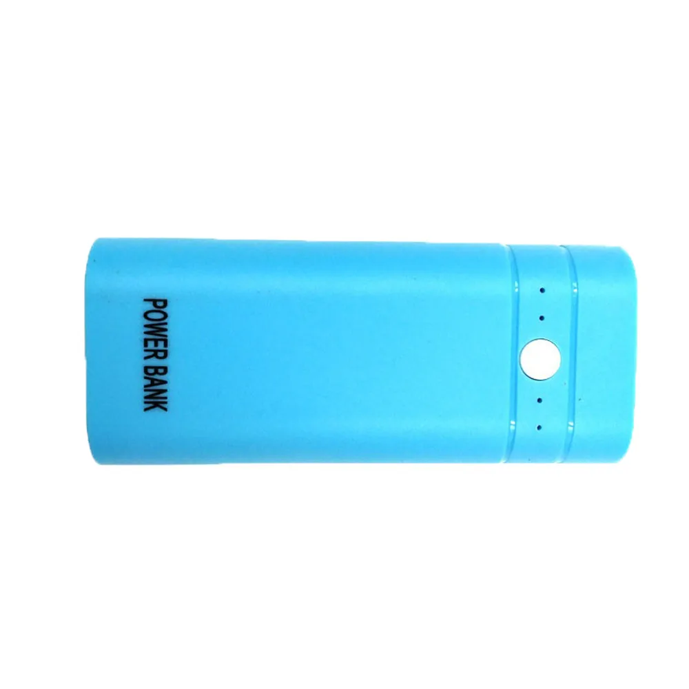 Яркий цвет Мода 5600mAh 2X18650 USB банк питания зарядное устройство чехол DIY коробка для iPhone для 18650 батарей