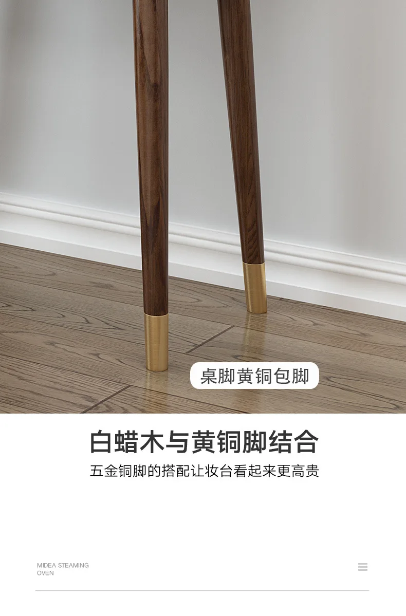Комоды из массива дуба туалетный столик с зеркалом для макияжа coiffeuse комод стул набор coiffeuse avec miroir et tabouret