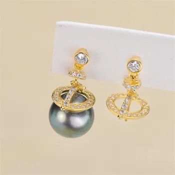 

Pearl Earring Making S925 Sterling Silver Earring Hooks Clasp Accessories Findings For Jewelry Making Wholesale Jewelry No Pearl