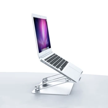 

Hollow Folding Laptop Stand,Z-type design,Height Adjustable Aluminum Laptop Holder with Notebook Cooling Function for All Lapto