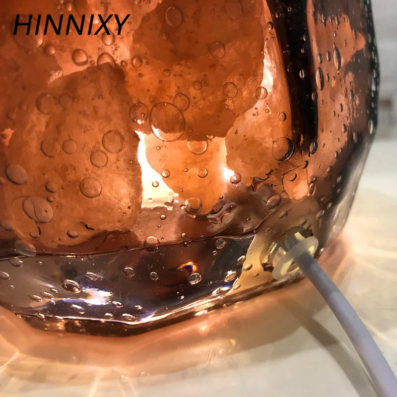 Соляная Лампа Hinnixy с USB затемнением натуральный Гималайский очиститель воздуха