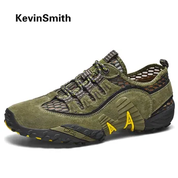 

Big Size 48 Summer Breathable Mesh Men Hiking Shoes Outdoor Men Sneakers Climbing Trekking Sport Shoes Non-slip Quick-dry Shoes