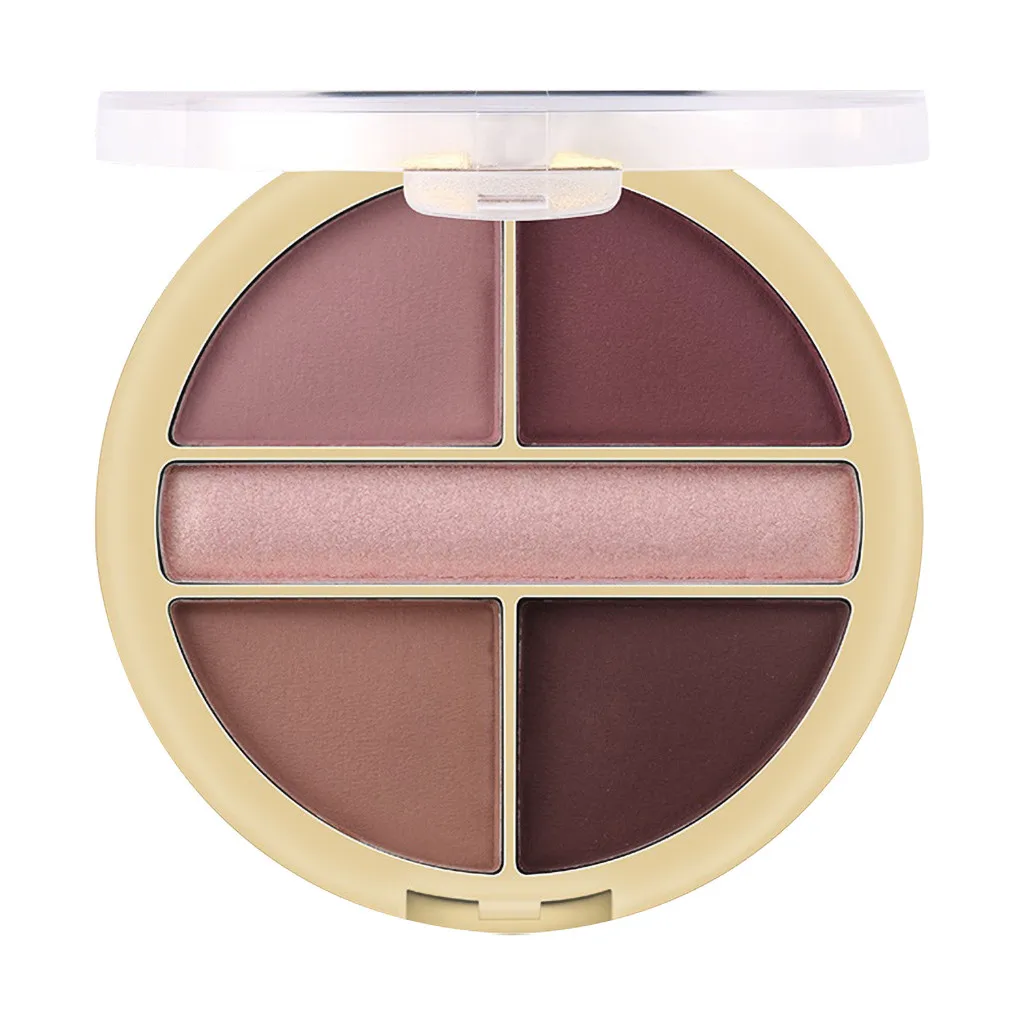 Makeup Palette 5 Color Glitters Matt Eyeshadow Palette Long-lasting Easy to Wear Shimmer Eye Shadow Pallete Oogschaduw YJJ1