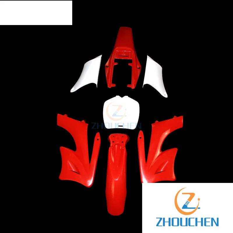 Красный пластиковый обтекатель Fender Body Kit для китайского 2 такта 47cc 49cc мотоцикл Apollo Orion мини велосипеды грязи