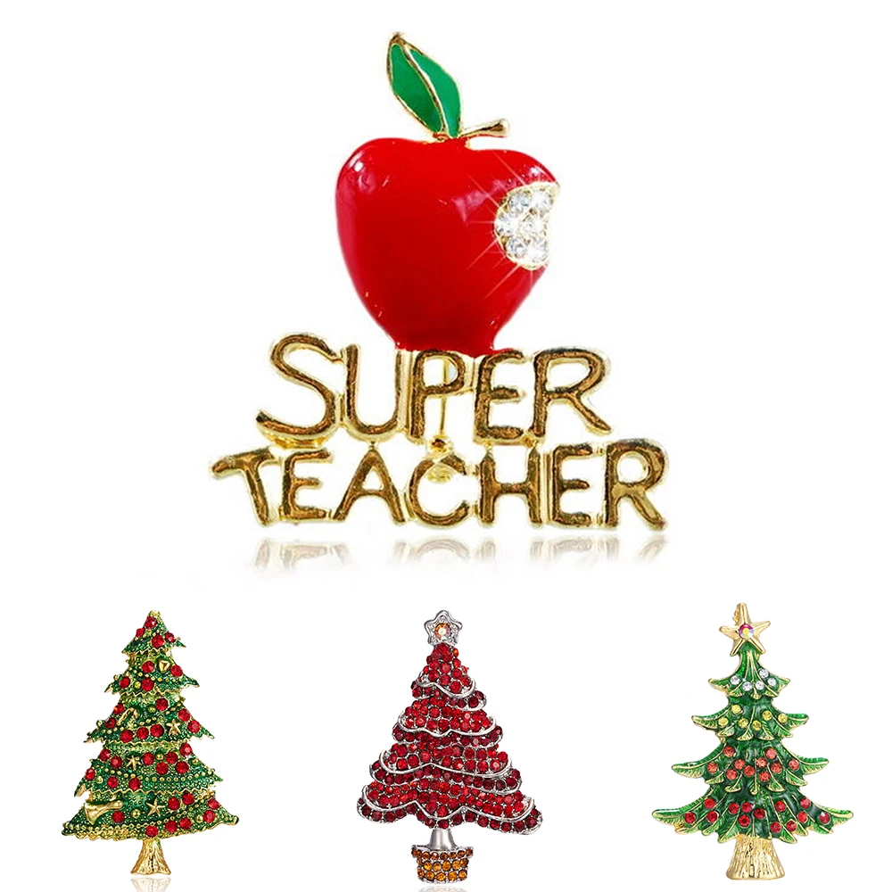 Christmas Tree Badge Reel Teacher Badge