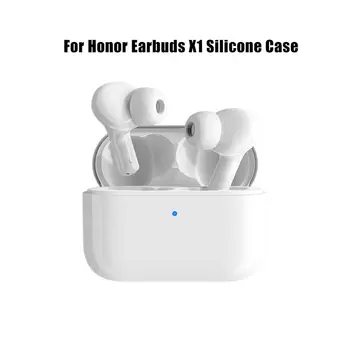 

Dust-proof Protective Cover Soft Silicone Case with Carabiner for Honor Earbuds X1 TWS Wireless Earphone