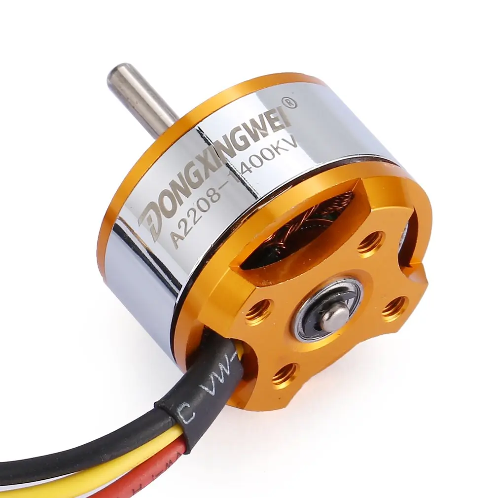 DXW A2208 1400KV 2-4S Outrunner бесщеточный двигатель для RC FPV беспилотный летательный аппарат Мультикоптер 8040 пропеллер