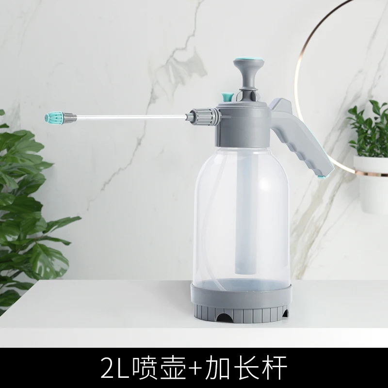 2L Лейка бутылка для воды артефакт бытовой пневматический оросительный спринклер маленькая Крытая Лейка - Цвет: 2L watering can  ex