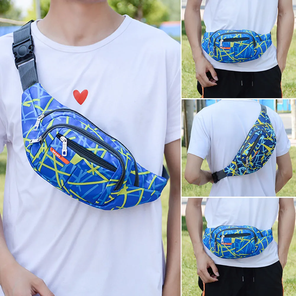 Вместительная Спортивная поясная сумка для мужчин забавные регулируемые ремни