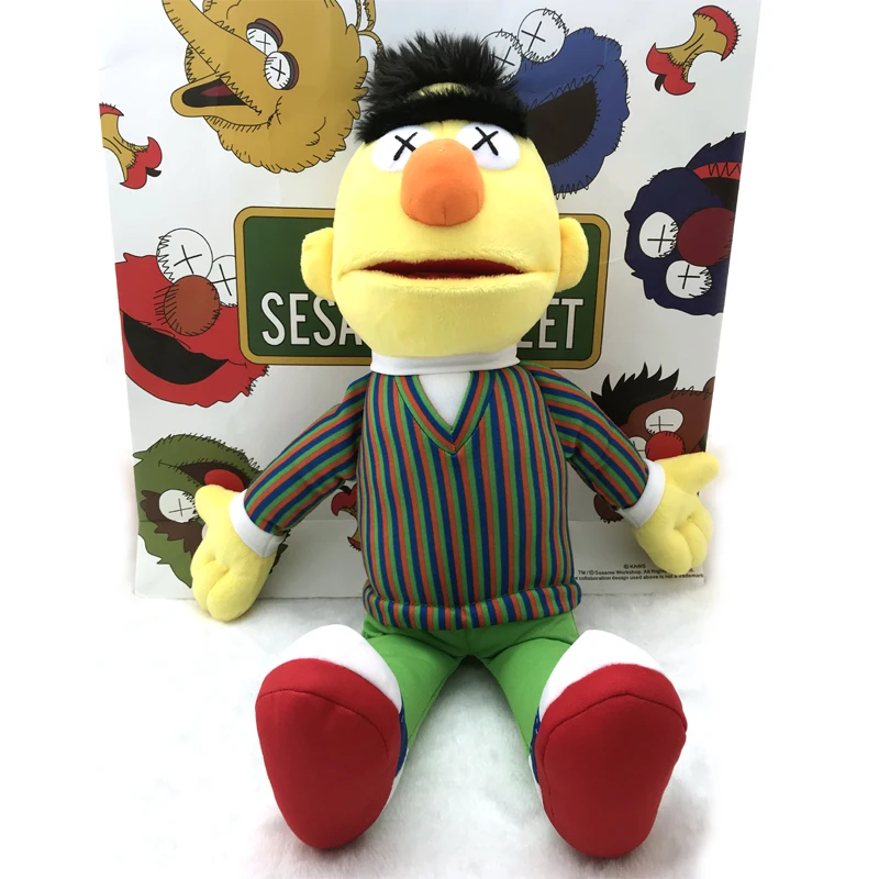 TAKARA TOMY 5 стиль kaws ELMO большая птица Аниме фигурки и игрушки модель игрушки для детские плюшевые игрушки - Цвет: renwu2