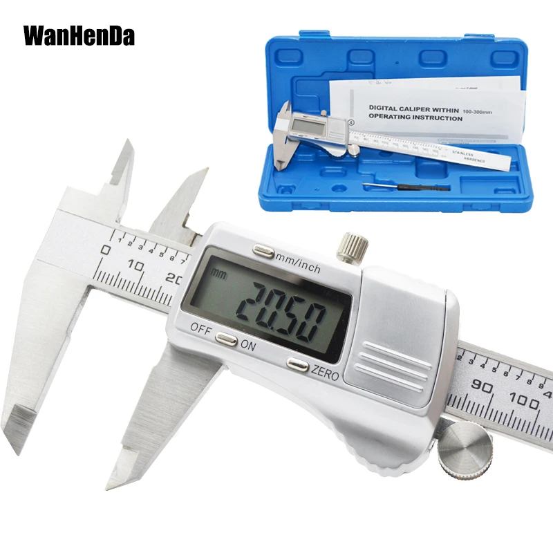 Digital display stainless steel industrial caliper high precision electronic digital vernier caliper measurement tool 150mm