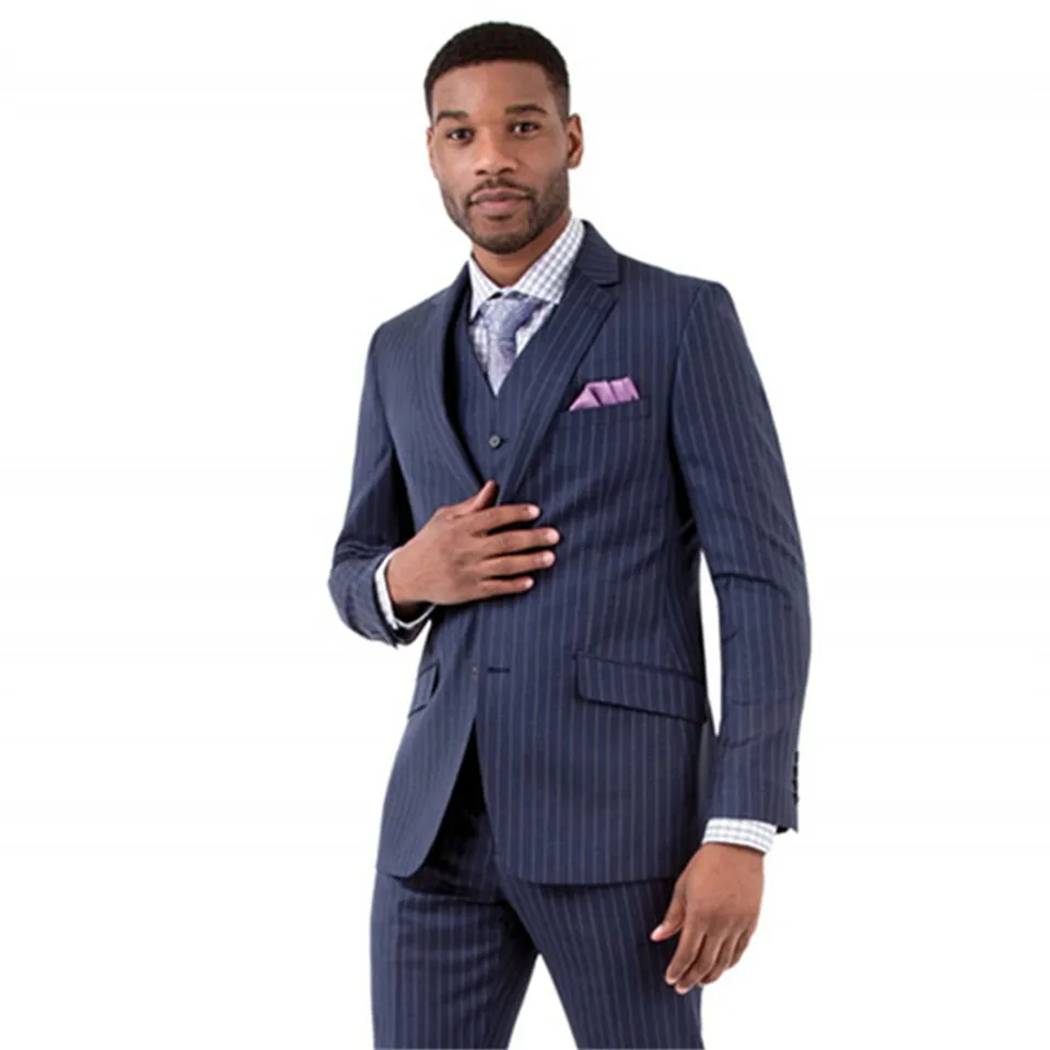 Классический мужской костюм смокинг Noivo Terno Slim Fit Easculino вечерние костюмы для мужчин темно-синий на двух пуговицах смокинги жениха
