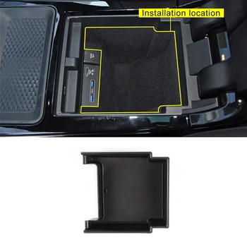 

for Range Rover Evoque 2019 2020 Center Console Armrest Storage Box for Phone Glove Tray Accessories