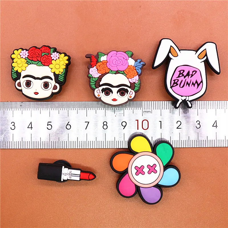 1pcs Bad Bunny Shoe Charms Accessories Decoration for Party Kids Gifts for shoe charms,shoe decorations