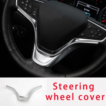 

For Chevrolet equinox 2017-2020 Steering wheel cover chrome molding trim