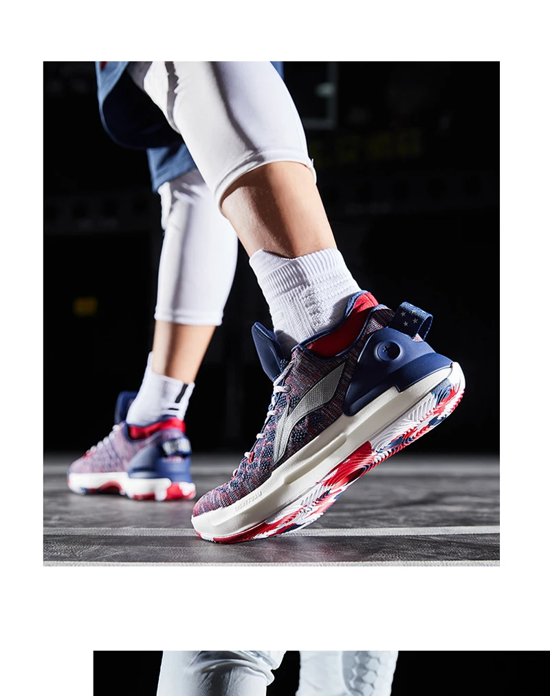 Li-Ning/Мужская обувь YUSHUAI XIII, низкая Профессиональная баскетбольная обувь, светильник, подкладка из пеноматериала, спортивная обувь, кроссовки ABAP095 XYL295
