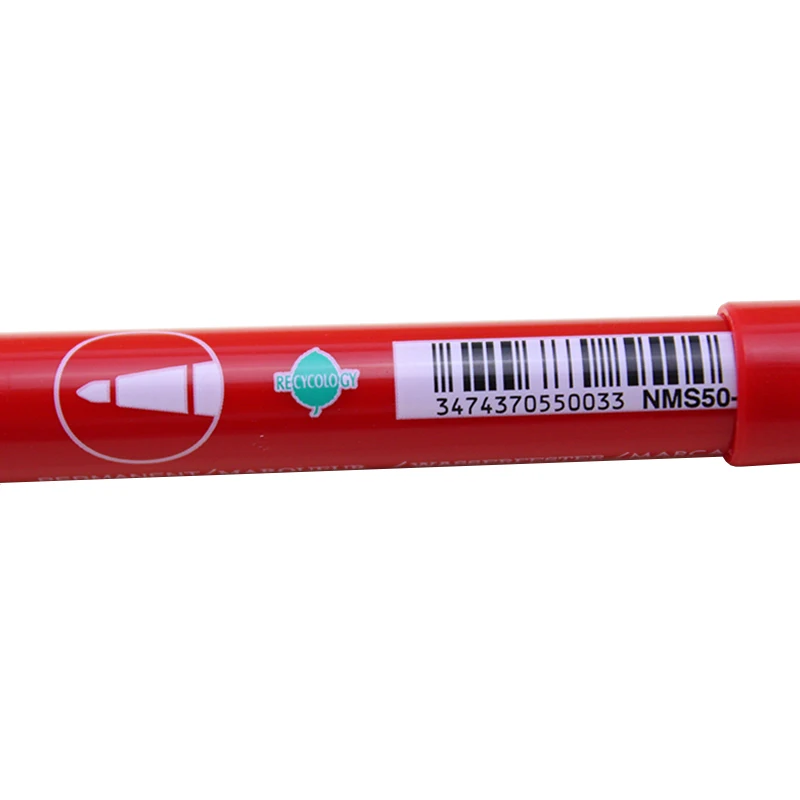 Pentel marqueur-영구 녹색 라벨 펜, 마커펜, 1mm, 검정/파랑/빨강 색상, NMS50