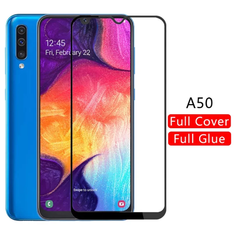 

2pcs Full Cover Screen Protector on Samsung Galaxy a50 A50s Protective Glass for Samsung A30s A 50 galaxy a30 a 30s Safety Glass