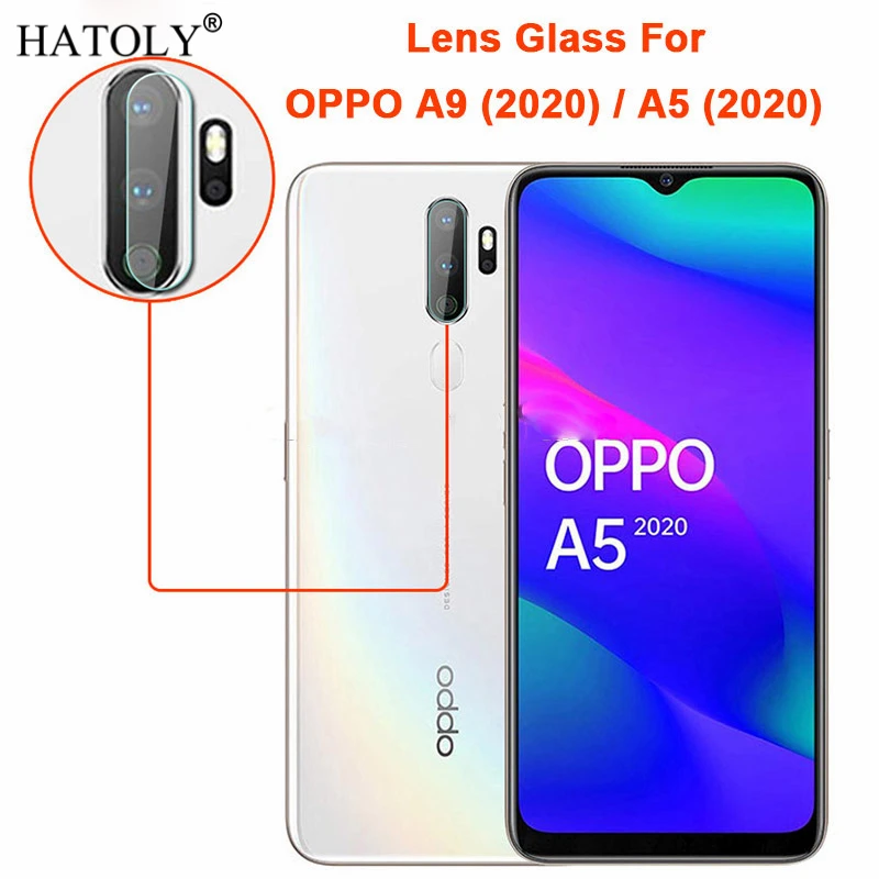 2 шт. прозрачное закаленное стекло для объектива OPPO A9 (2020) полностью приклеенное